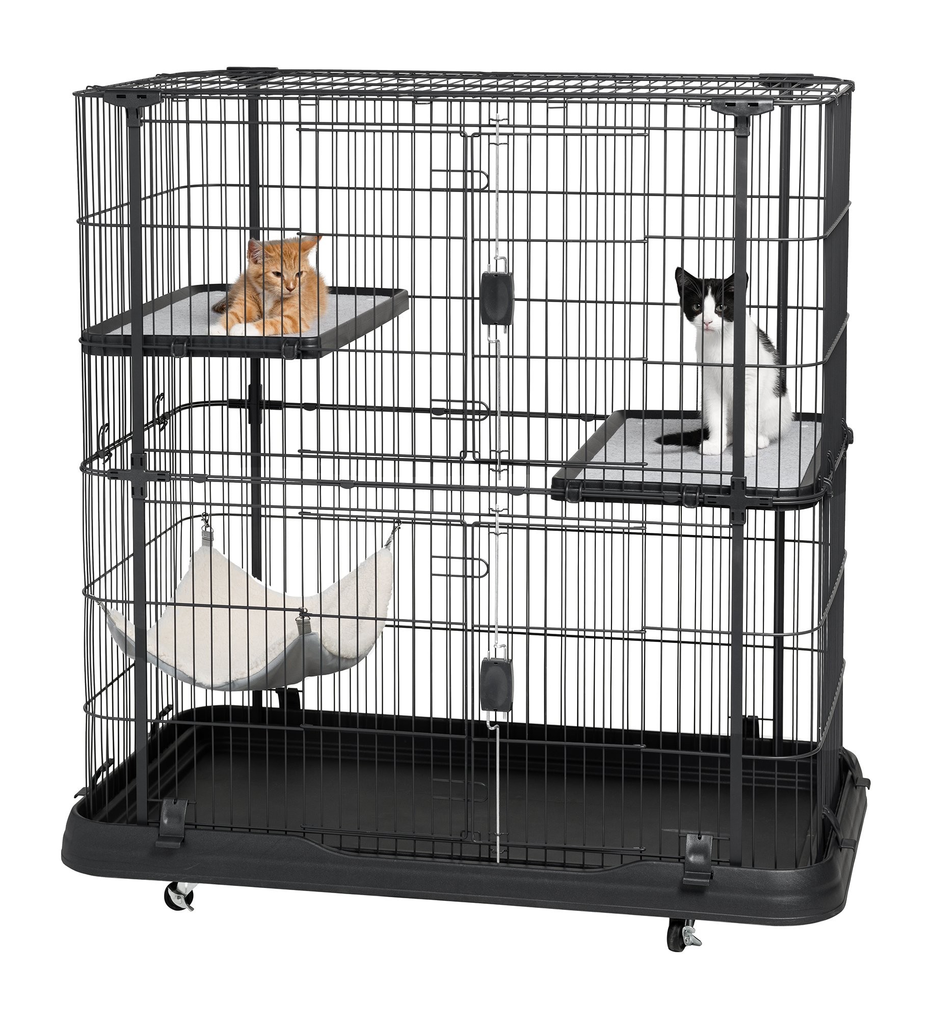 cat cage removable trays