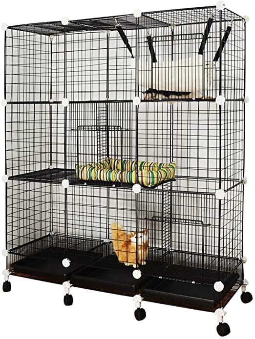 cat cage with wheels